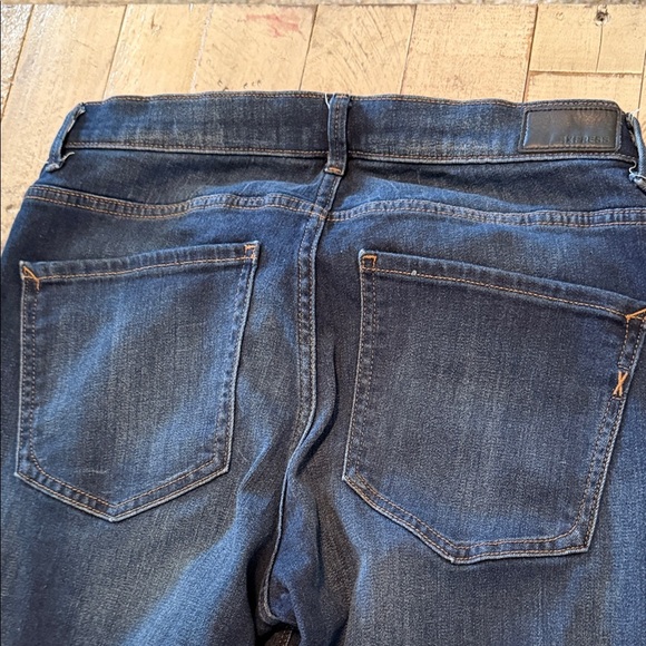 Express Bell Flare High Rise Denim Jeans Sz 10 R BOHO Retro Y2K Style - Picture 9 of 13